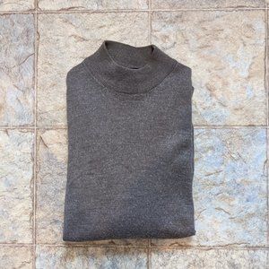 Vintage Italian Zanobetti Merino Wool Knit Sweater Sz Med. Brown